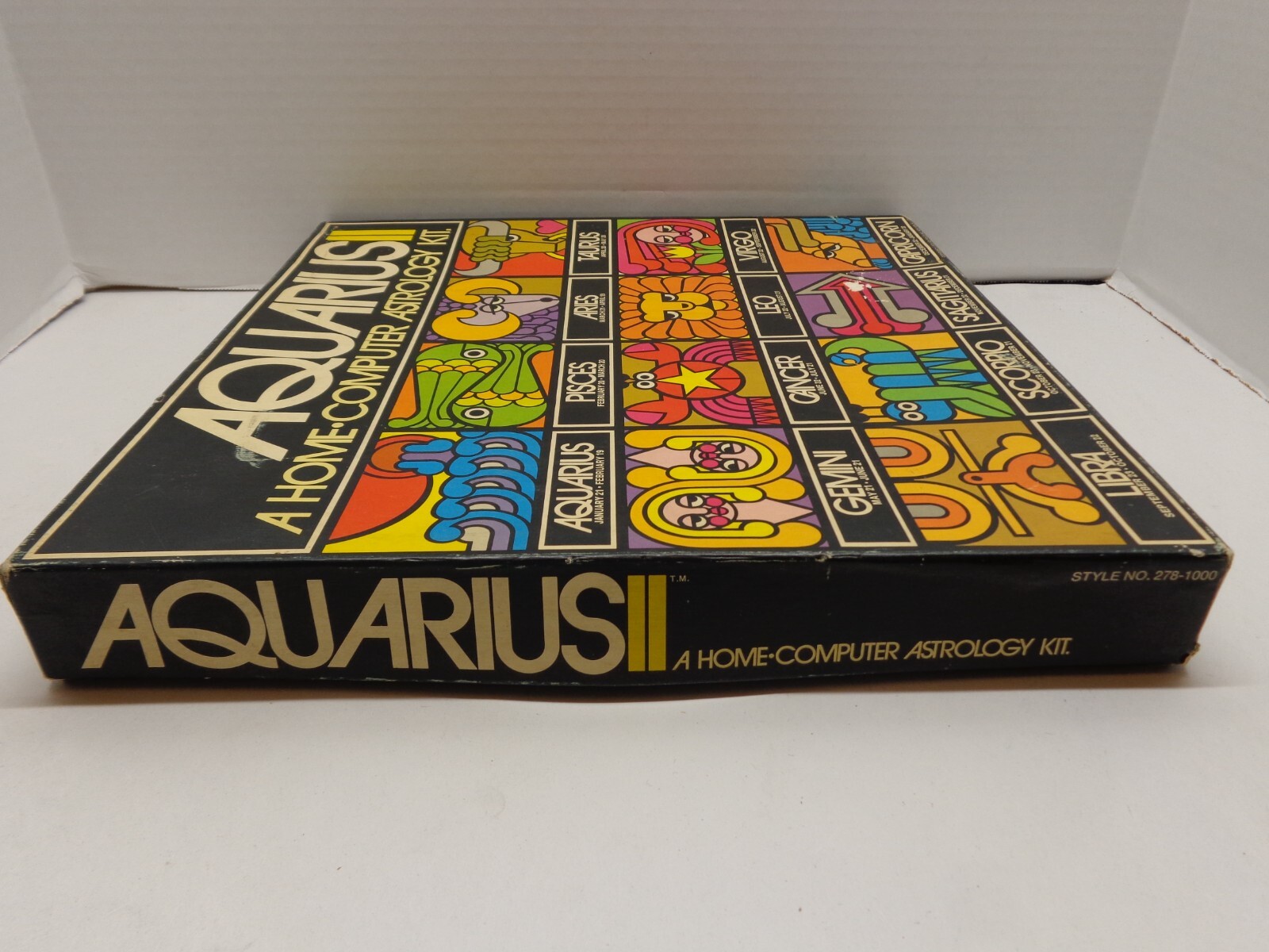 Vintage AQUARIUS II Home Computer Astrology Kit 1973 Reiss Games RARE Complete