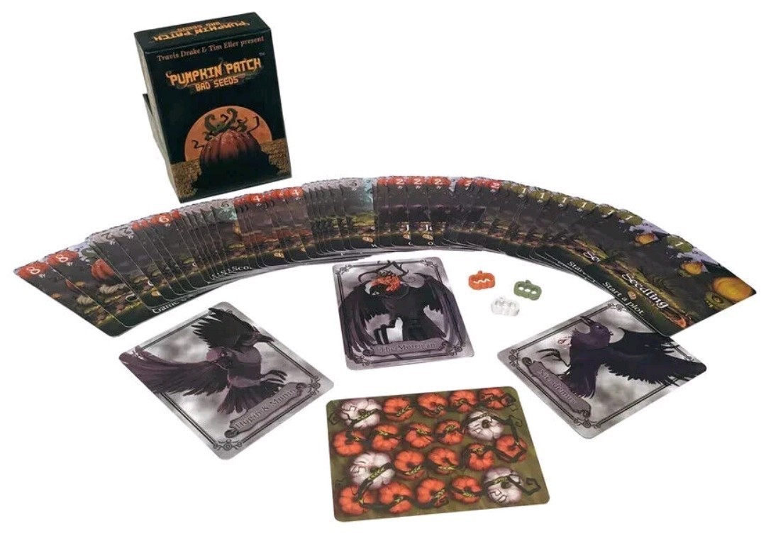 Pumpkin Patch Bad Seeds Card Game a Ghoulish Halloween Harvest Game
