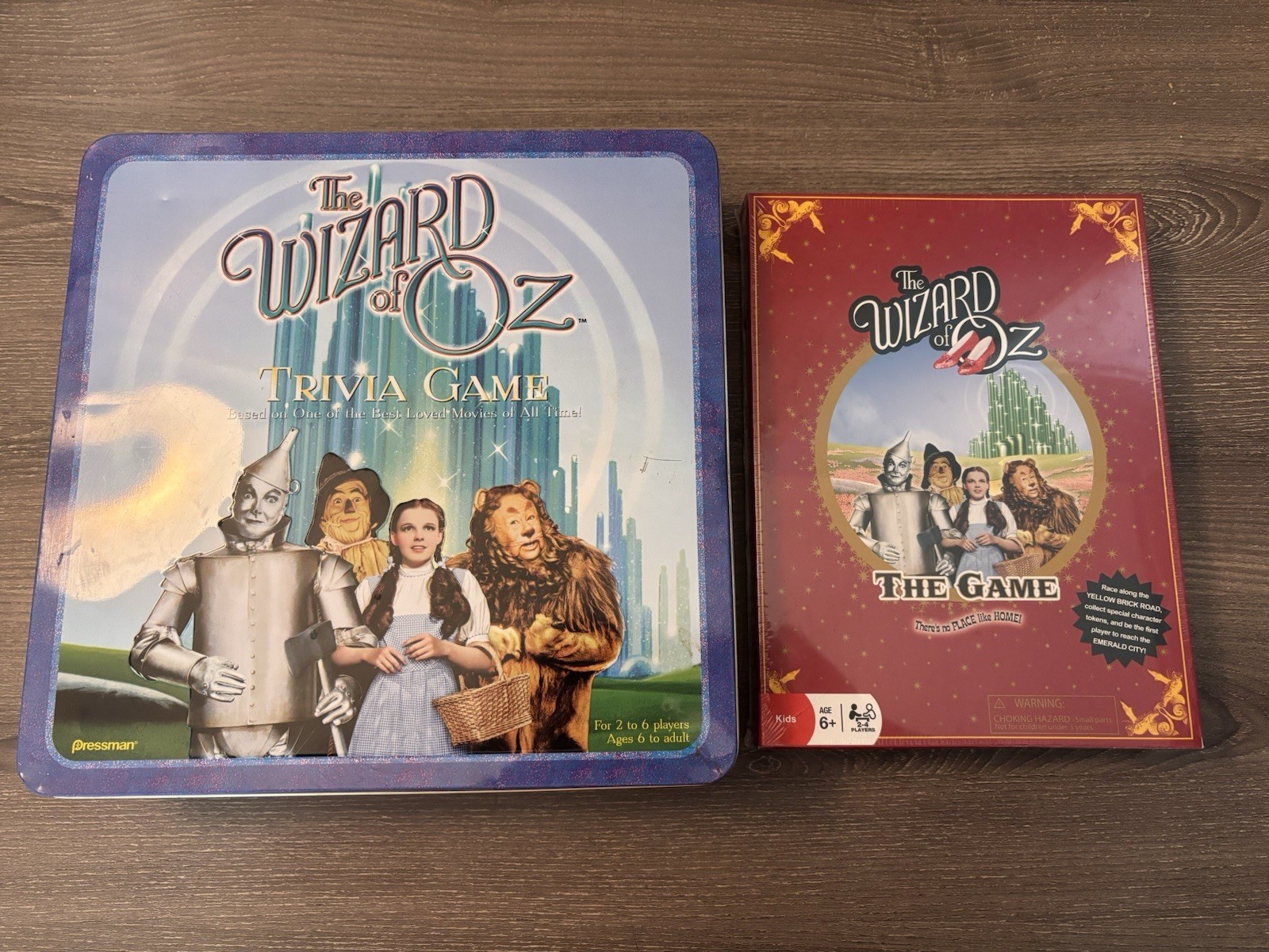 Wizard Of Oz Board Games Miscellaneous Lot Of 4
