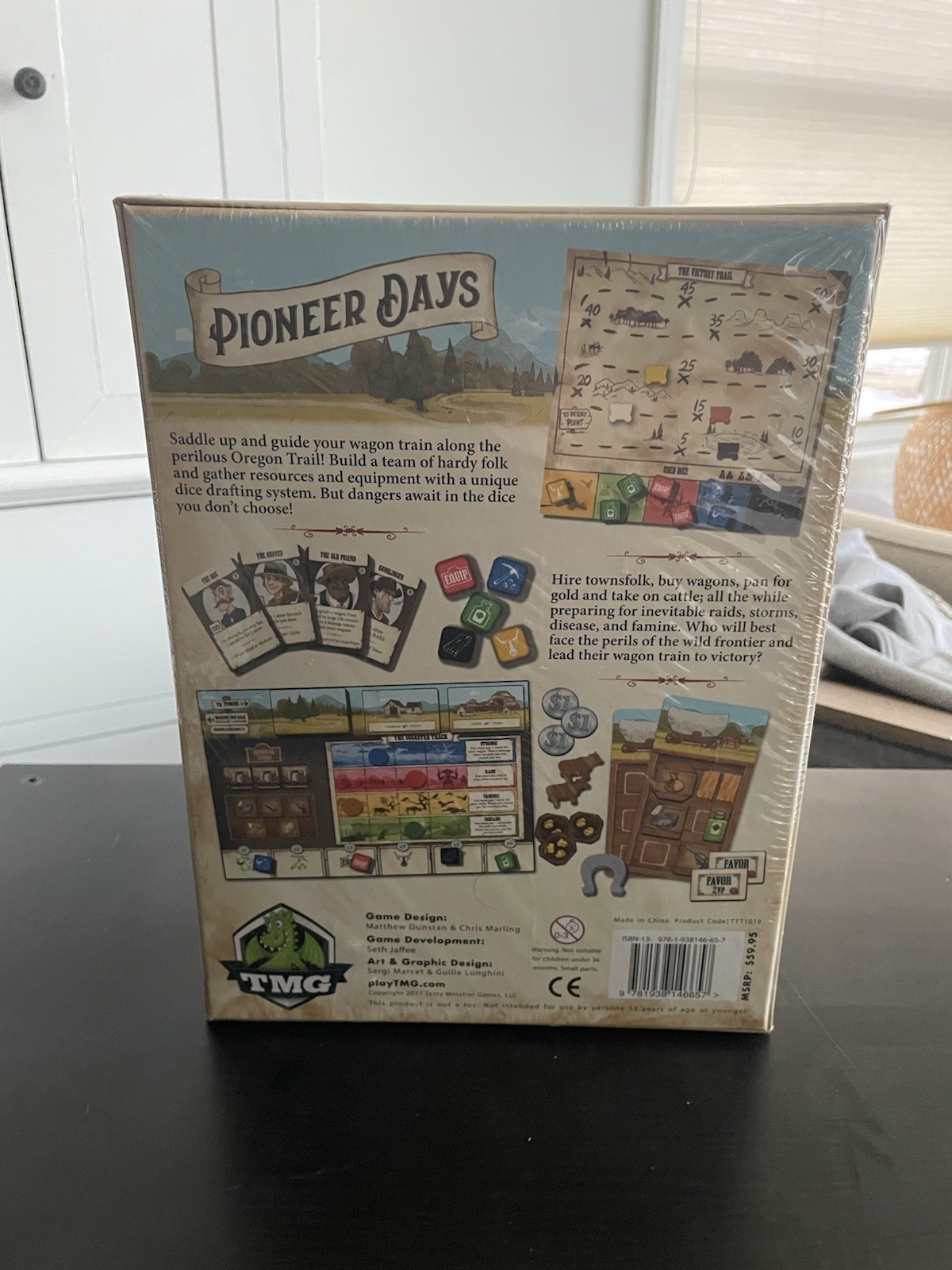 Pioneer Days Strategy Board Game Sealed New RARE OOP TMG Tasty Minstrel Games