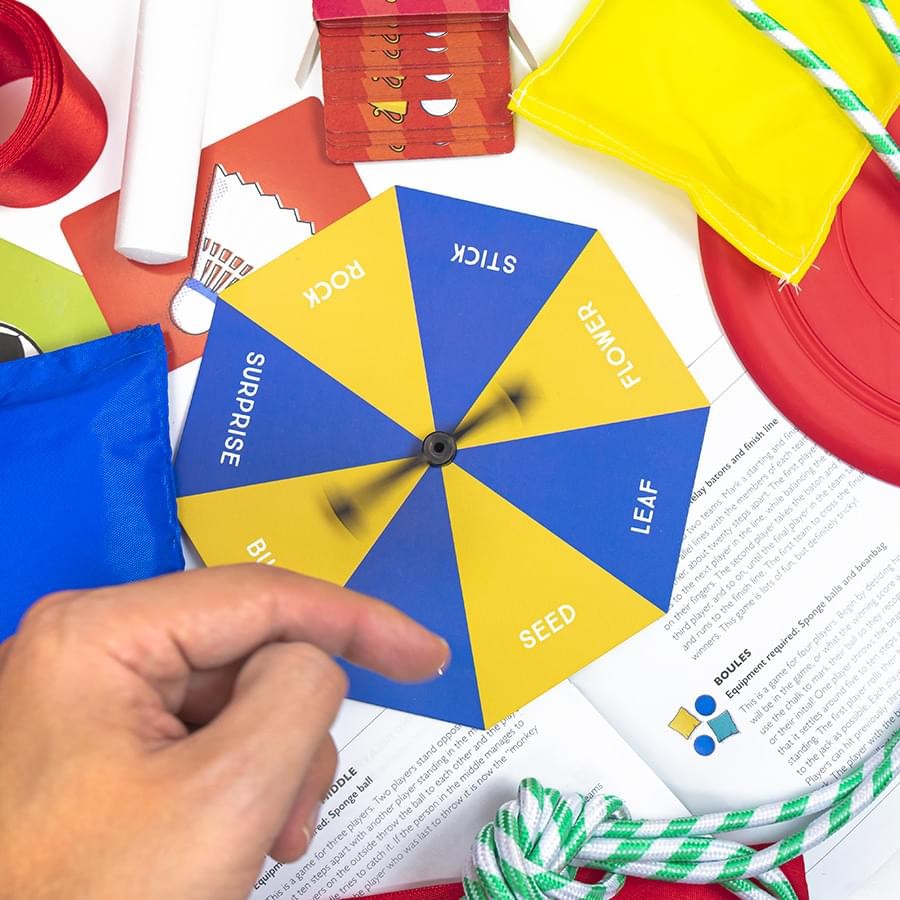 Outdoor Boredom Busting Box – 45 Fun Games for Outdoor Picnic Party Activities