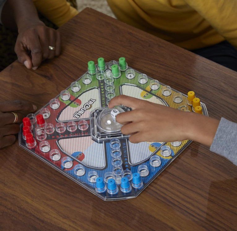 Hasbro Gaming Trouble Board Game for Kids Ages 5 and Up 2-4 Players