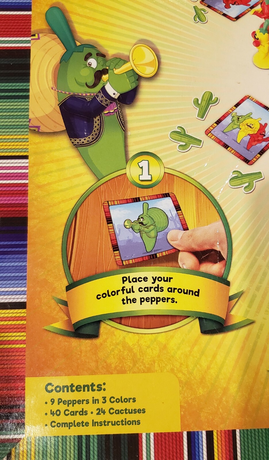 Goliath Senor Pepper The Speedy Pepper Picker Game 2-5 Players Family/Camp Fun