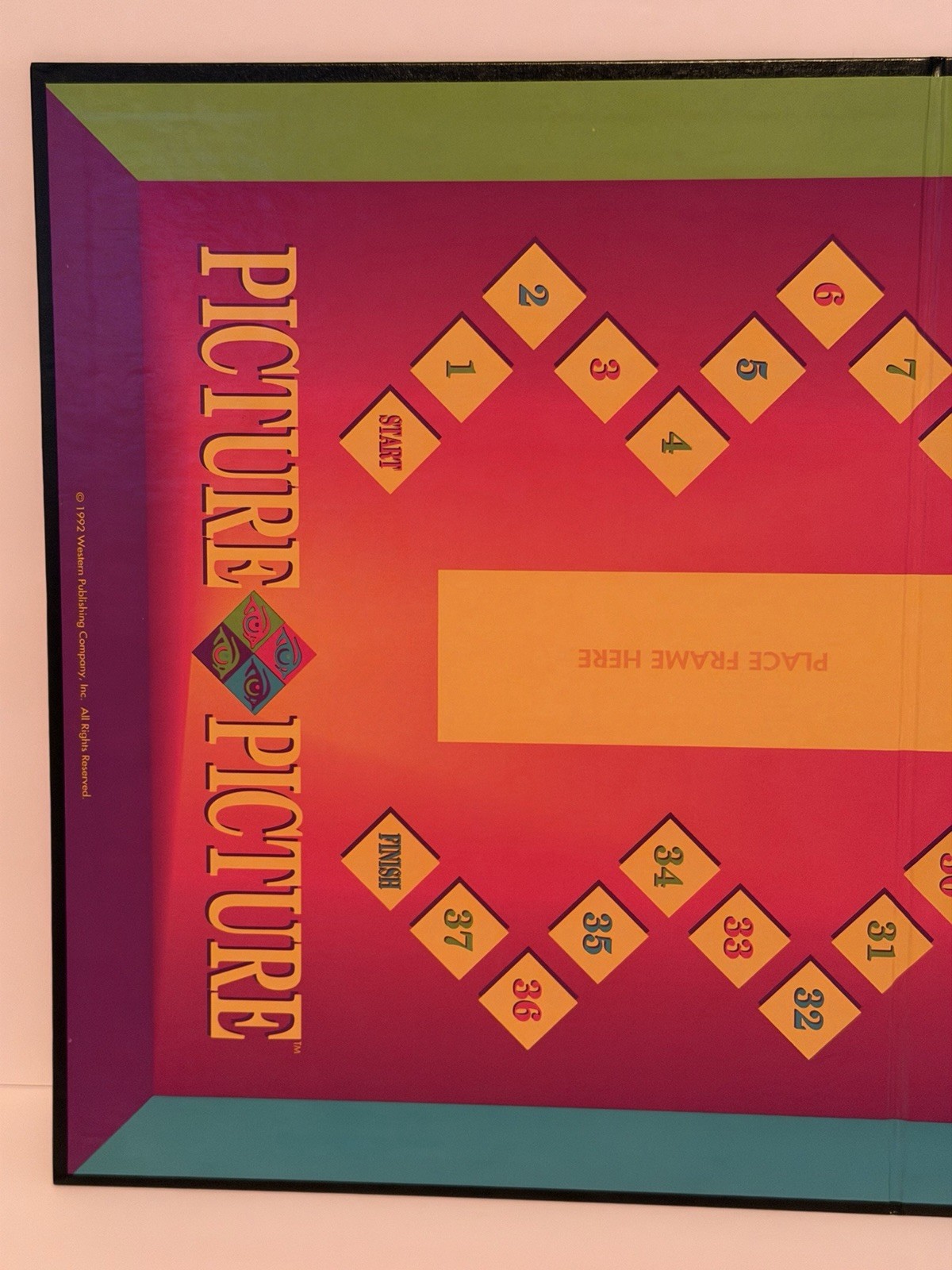 Vintage 1992 Picture Picture Board Game Golden Complete Open Box New Unused