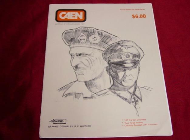 Excalibre Games 1977 : CAEN game – France Panzer Battles & Sieges Series (PUN)