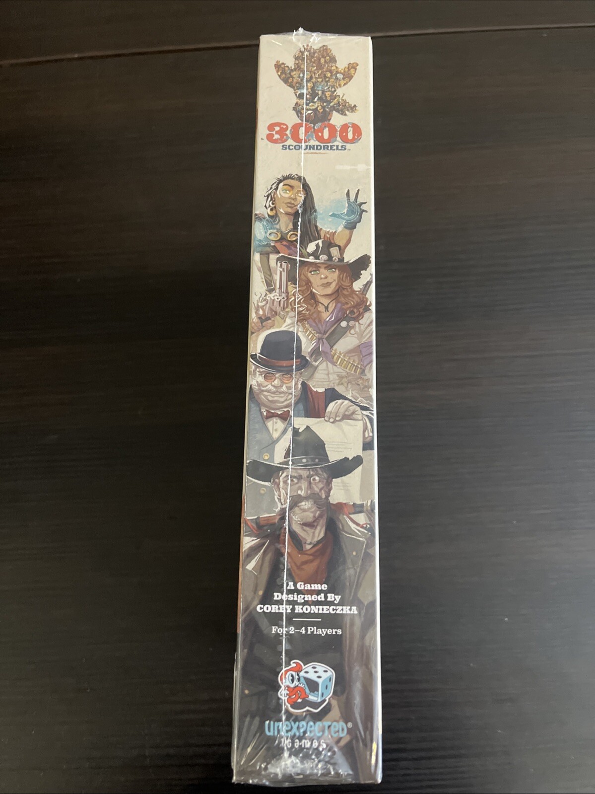 3,000 Scoundrels Board Game Unexpected Games New Free Shipping Sealed Old West