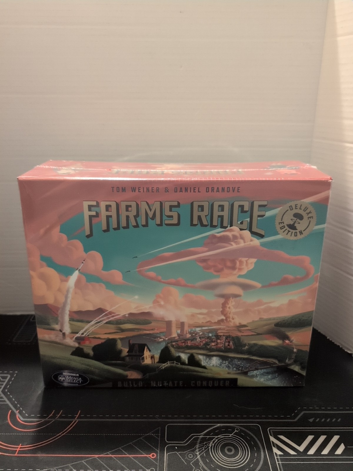 Medium Brow Board Games Farms Race (Kickstarter Deluxe Ed) Box EX/NM