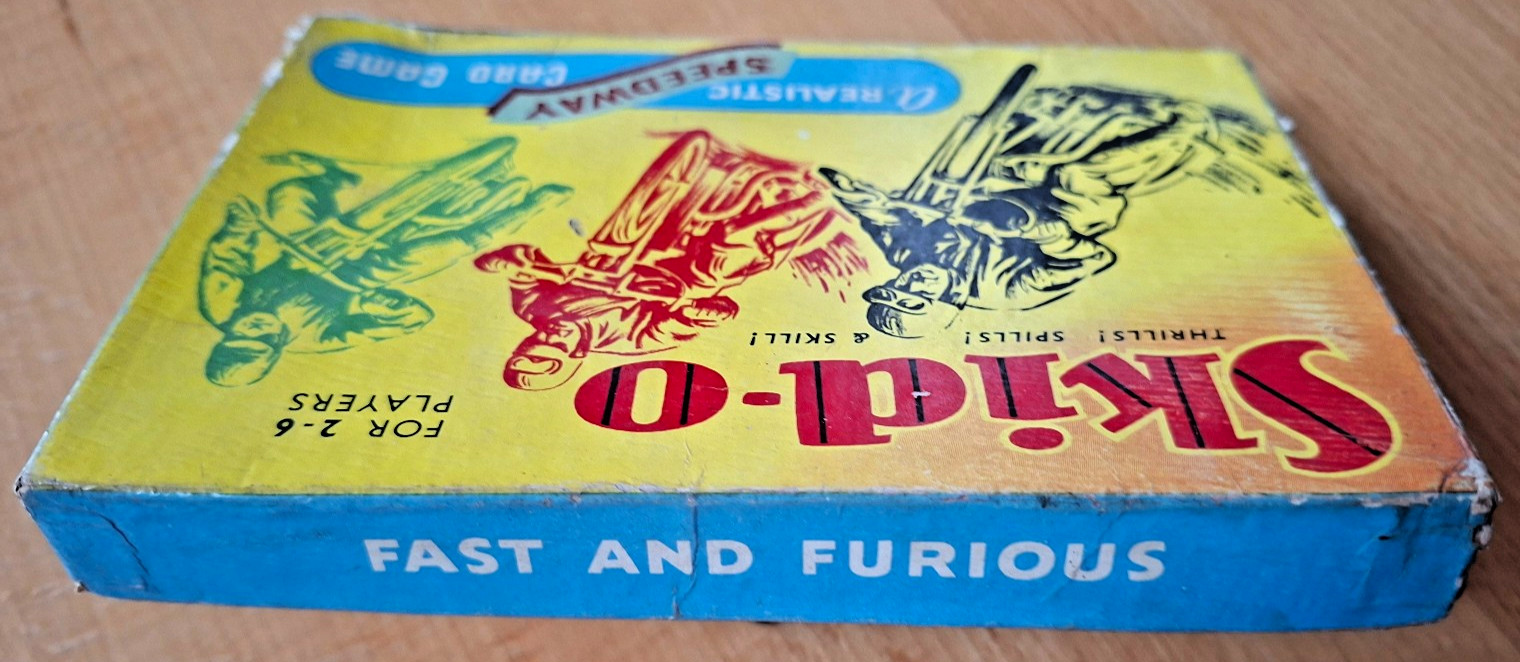 Skid-o / Skido – Pepys Game – First Edition (!?) 1951 or 1952 – Unplayed?