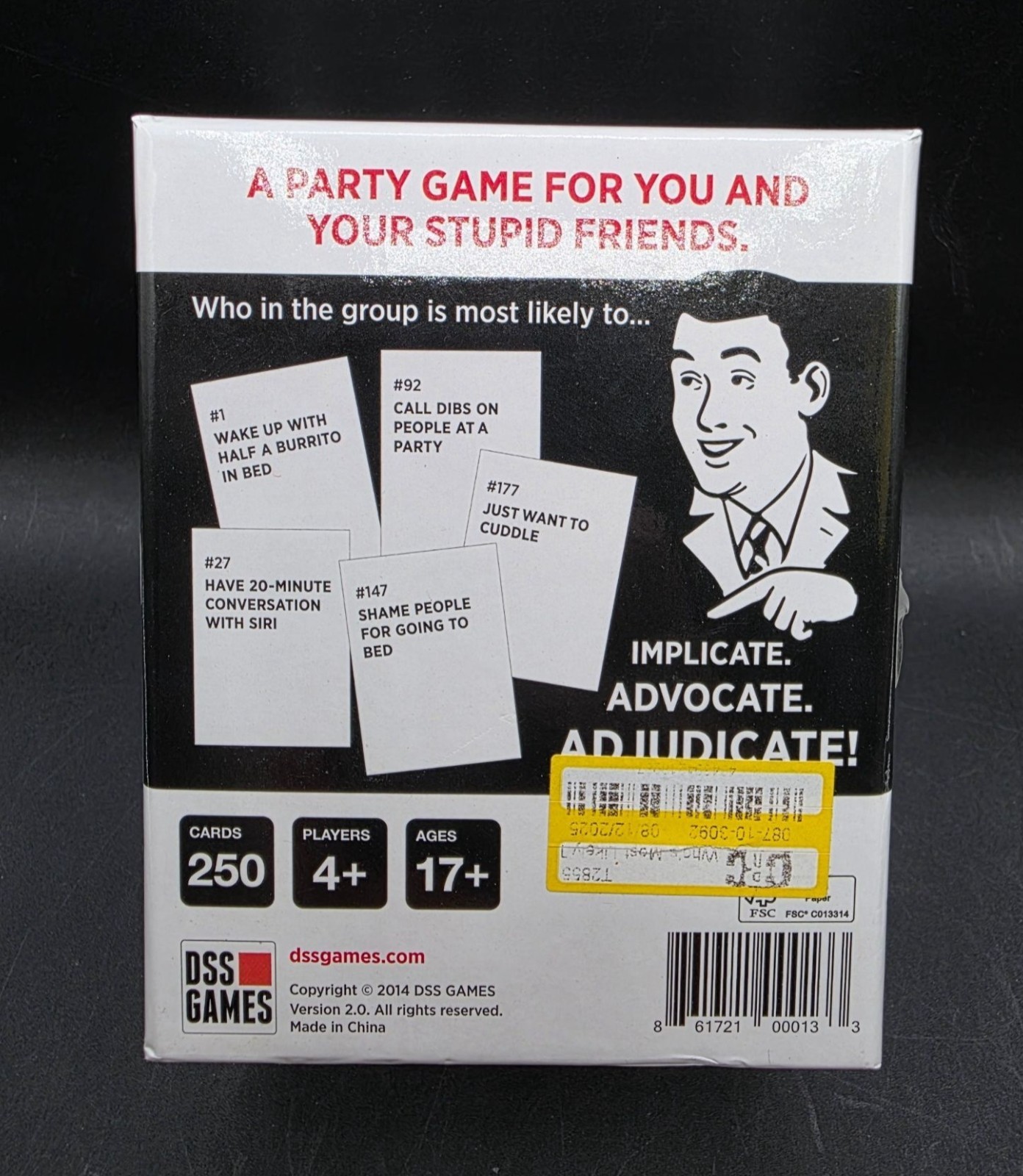 Whos Most Likely To… Party Game For Adults And Teens DSS Games Ages 17+