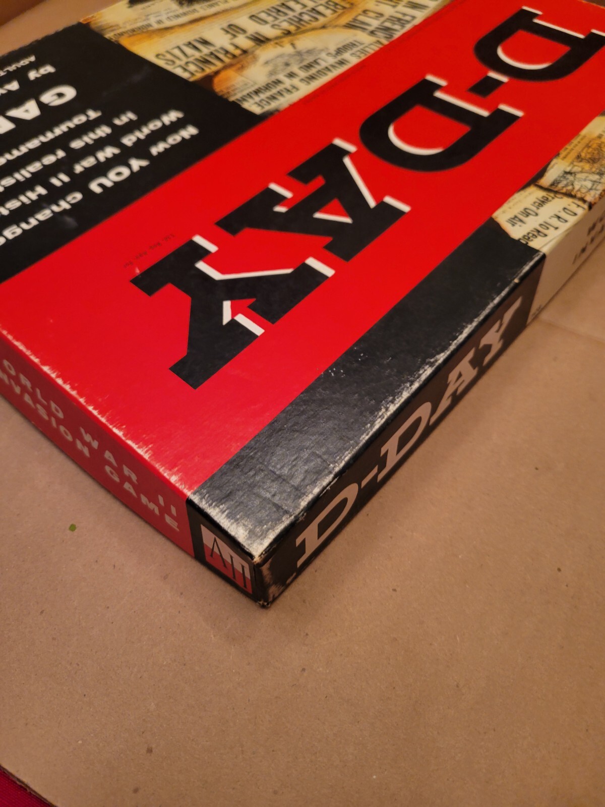 1961 Avalon Hill D-Day 508 World War II Board Game Realistic Tournament Complete