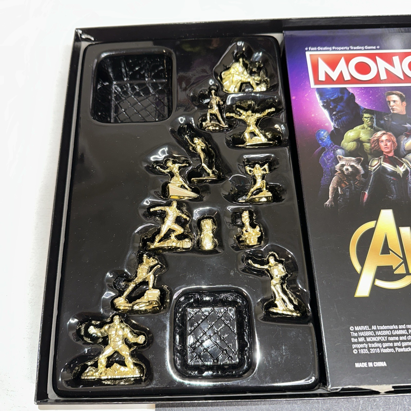 Monopoly Marvel Avengers Edition-Hasbro Gaming-New Open Box with Sealed contents