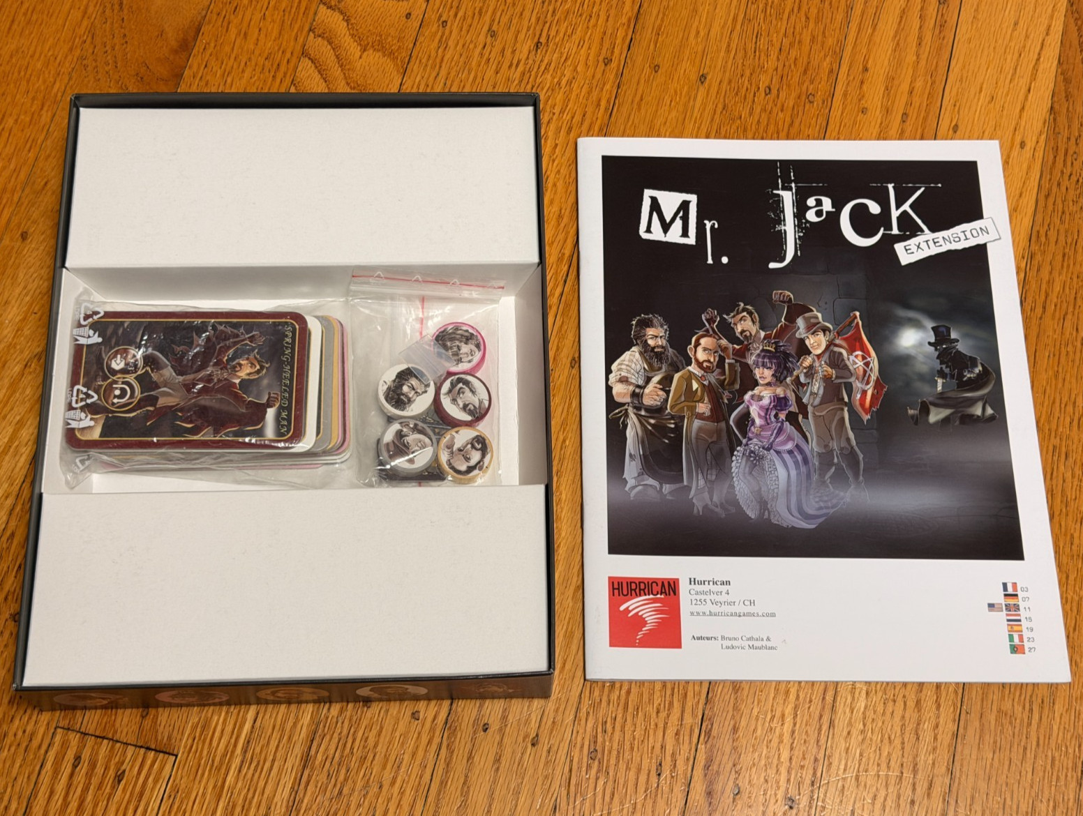 Mr. Jack Extension Board Game (2007 Version Expansion) – 100% Complete