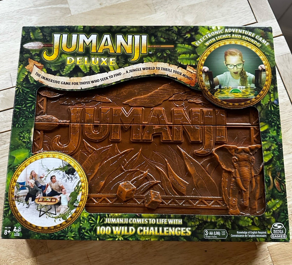 Brand New Jumanji Deluxe Electronic Board Game Adventure Game 2021 – Sealed!