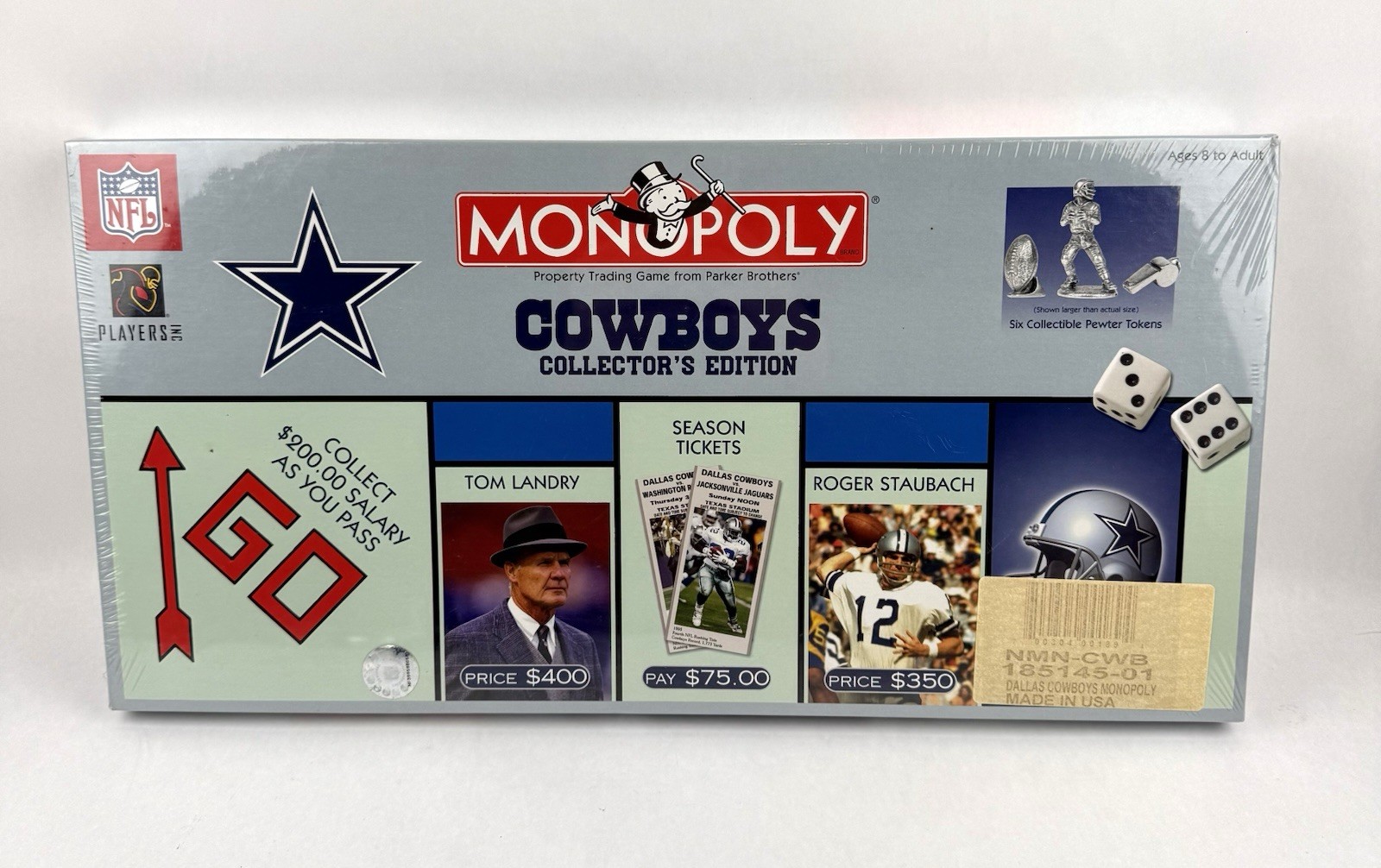 2003 Monopoly NFL Dallas Cowboys Collector’s Edition Board Game Sealed *Read*