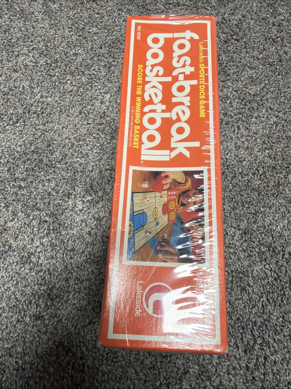 Half-Time Football Sports Dice Game Lakeside Vintage Sealed NOS No Crush Damage!