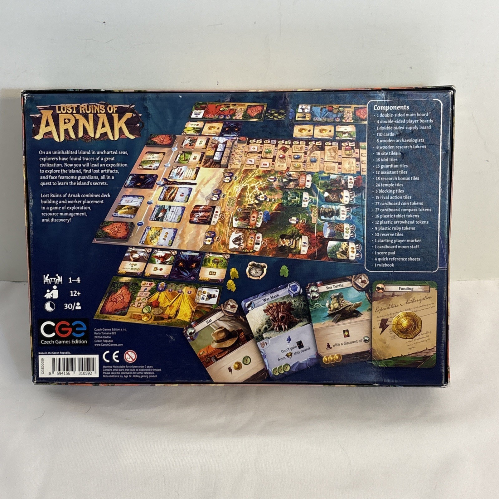 Czech Games Edition Lost Ruins of Arnak Board Game 2-Player 12+ (2021)