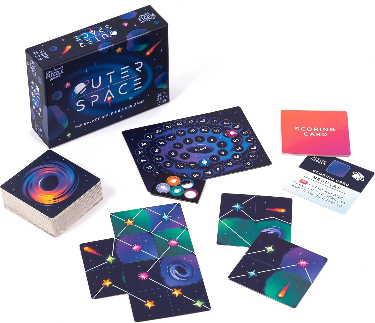 Professor Puzzle Outer Space Card Game