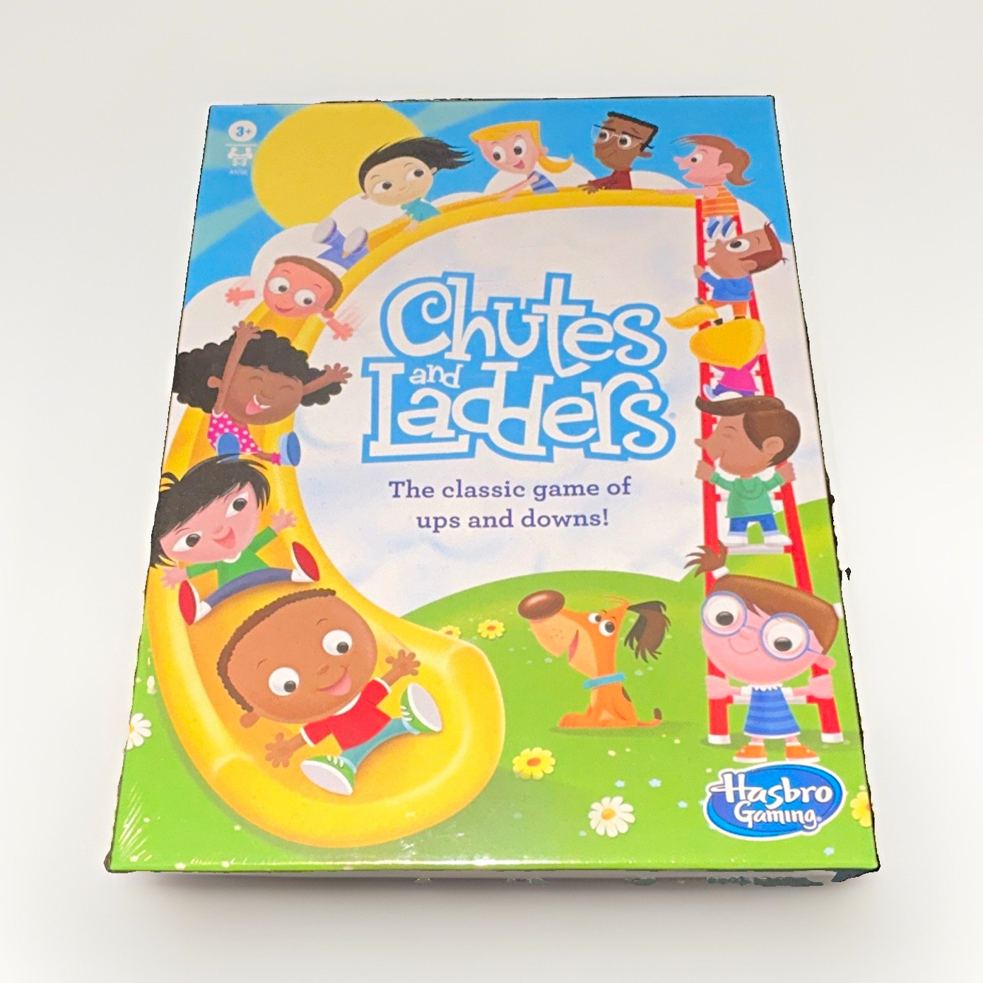 Hasbro Gaming Chutes and Ladders Board Game w/ Spinner, 2+ Players, Ages 3+
