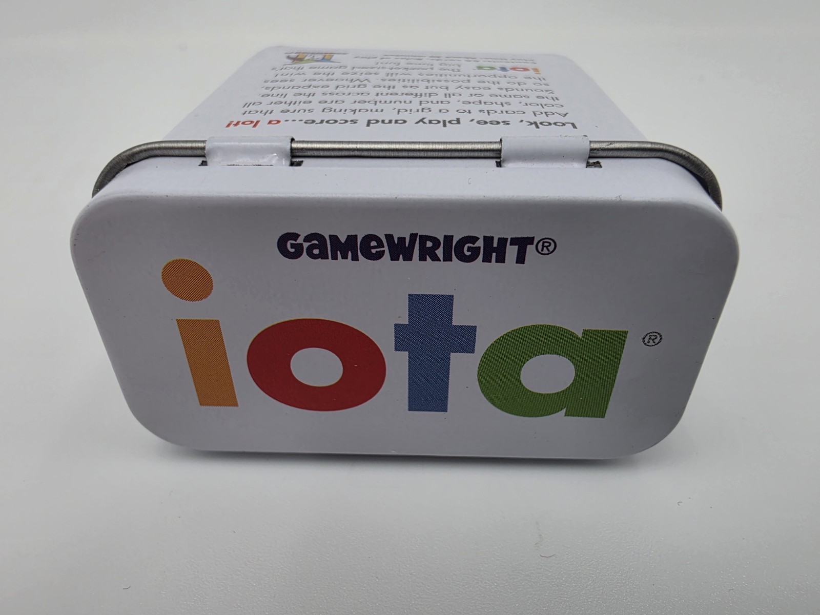 Iota The Great Big Game In The Teeny-Weeny Tin Gamewright 2012 Complete