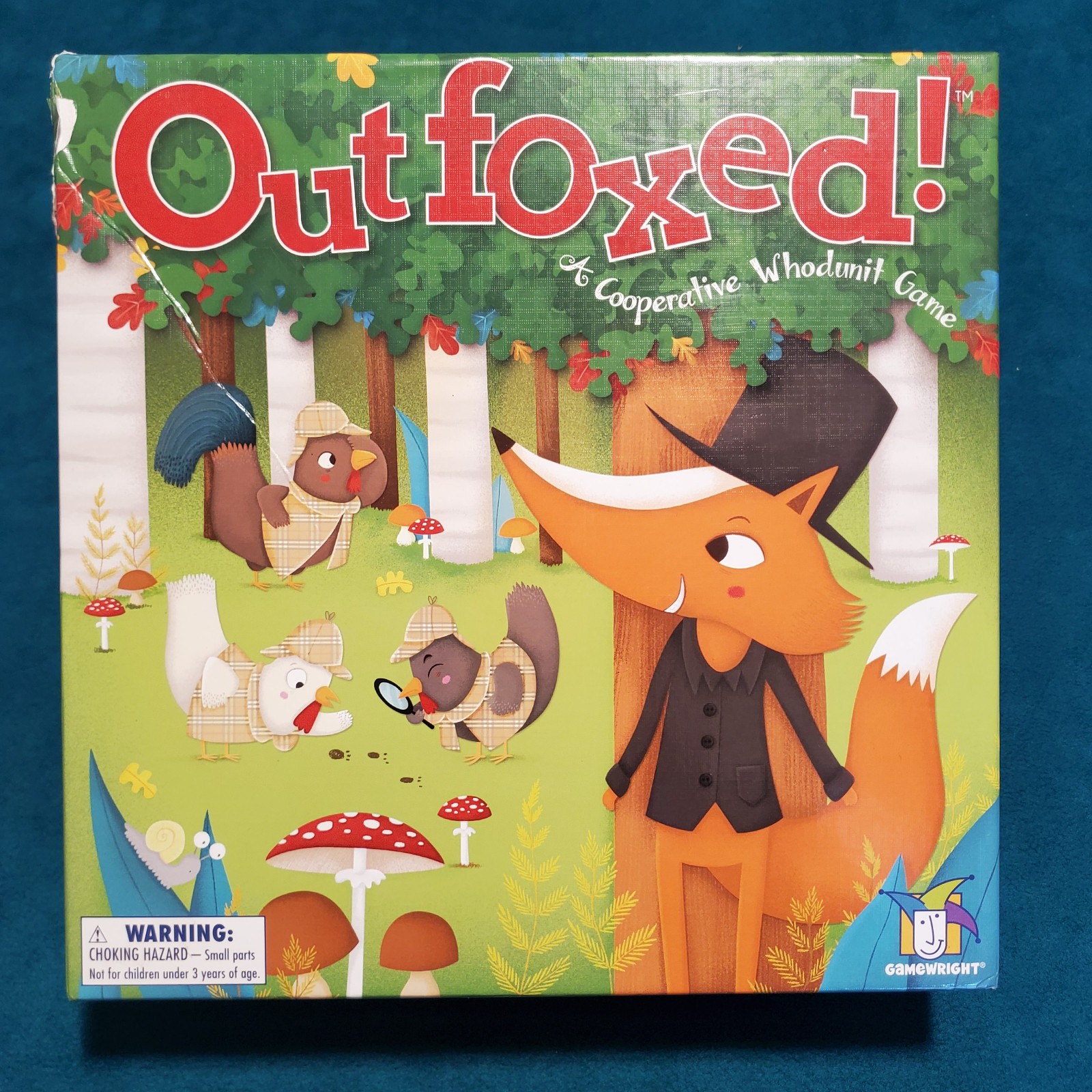 Outfoxed! Board Game 2015 Family Cooperative Whodunnit Gamewright