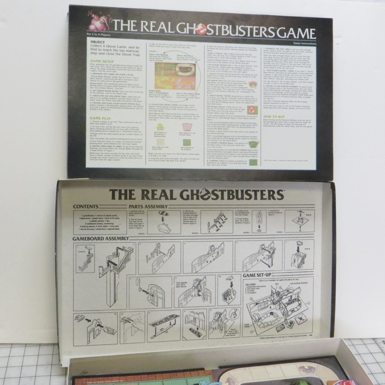 Vintage 1986 Milton Bradley The Real Ghostbusters Board Game