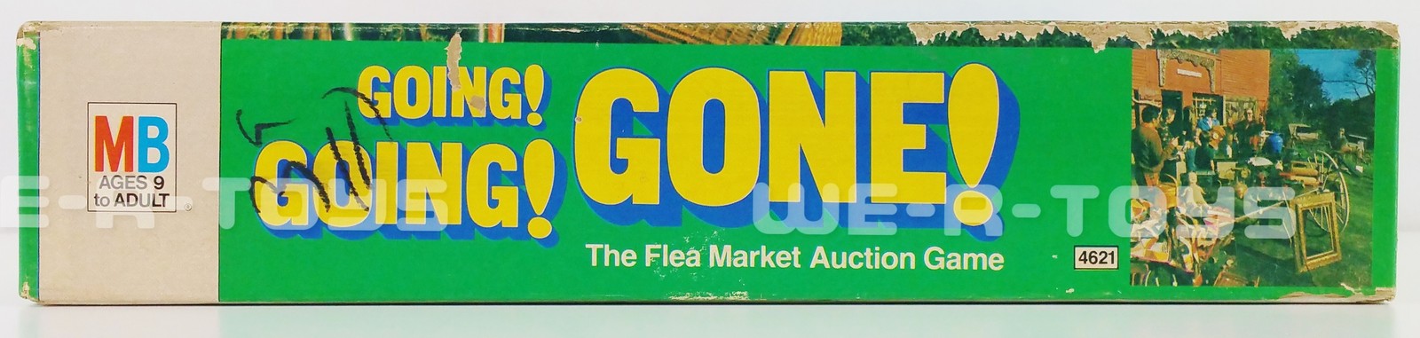 Going! Going! Gone! The Flea Market Auction Game 4621 Milton Bradley 1975 USED