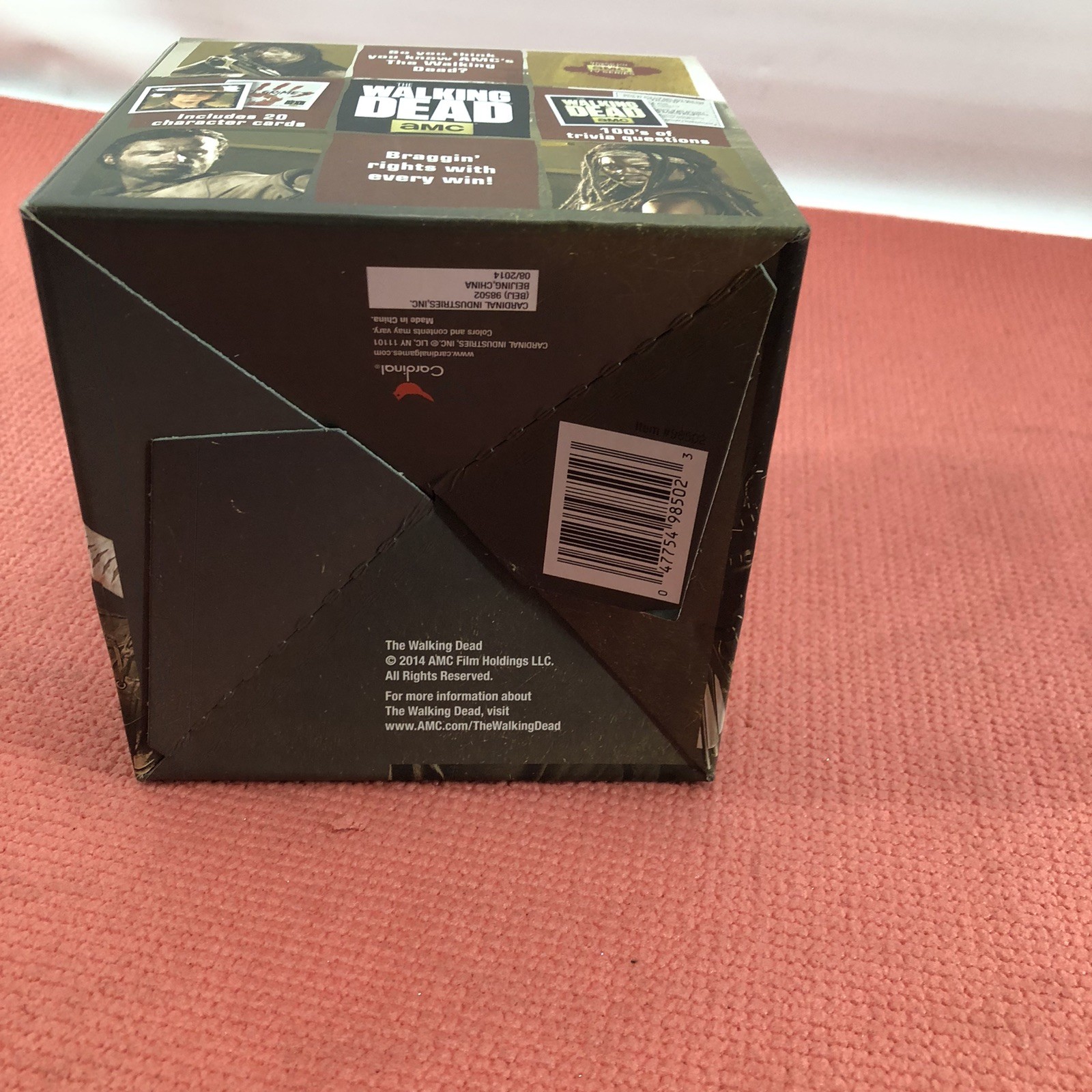 The Walking Dead Trivia Box Game New Sealed Cards AMC Film Holdings 2014