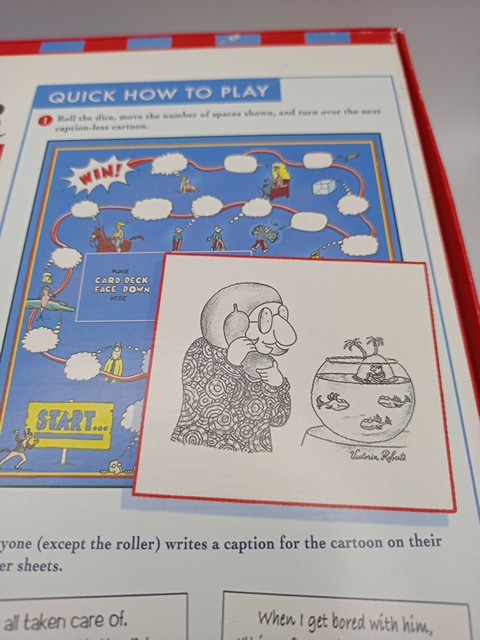 The New Yorker Cartoon Caption Game Teen To Adult 3-6 Players 2006 USA Flaw