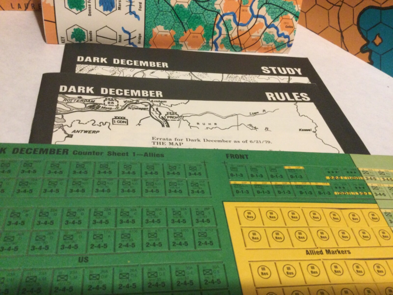 DARK DECEMBER unpunched Battle of the Bulge OSG WWII Operational Studies Group