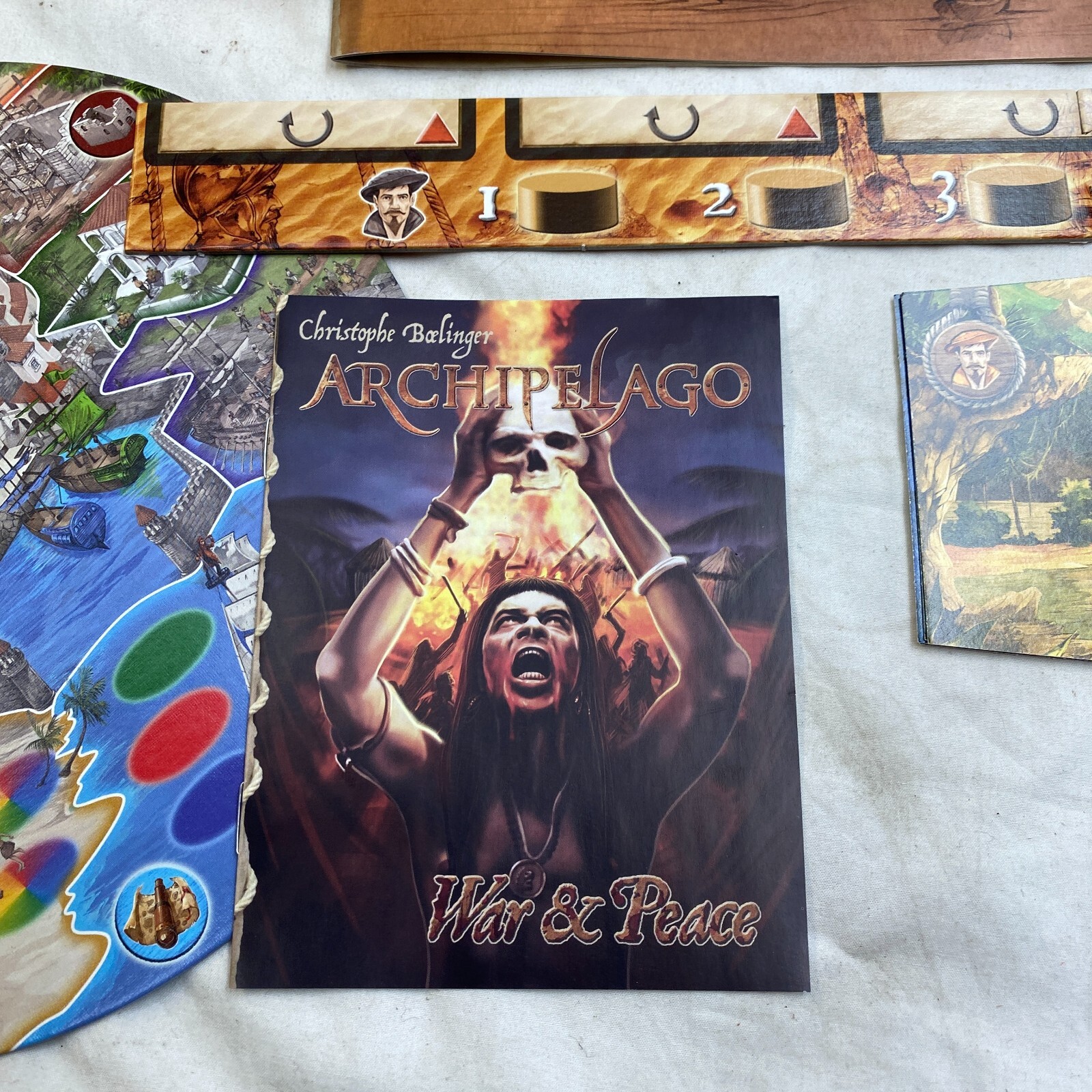 Archipelago Board Game + War & Peace Expansion Ludically 2012 (FRENCH) EX/EX