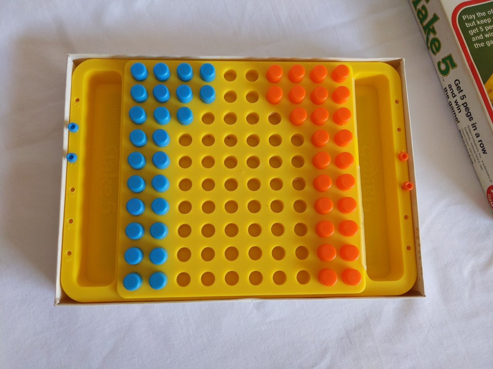 Vintage Gabriel Take 5 Challenging Strategy Puzzler For Two Hi Q Game 77452