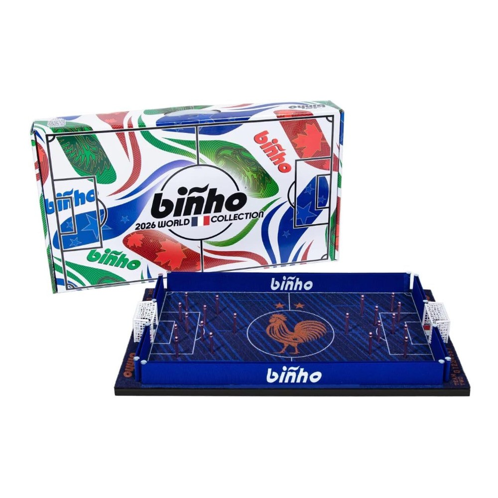 Binho Classic: France Edition 2 Player Tabletop Pinball Soccer Game