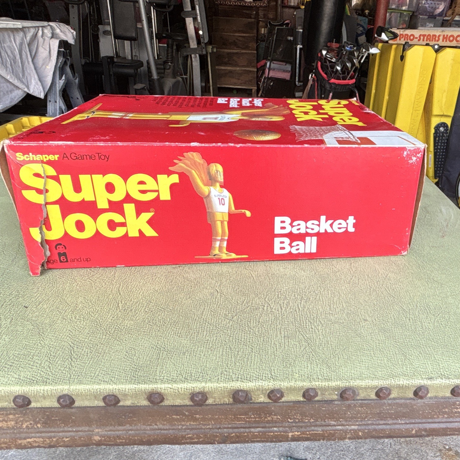 Schaper Super Jock Basket Ball Game Vintage 1978 Basketball 2 Players Age 6+