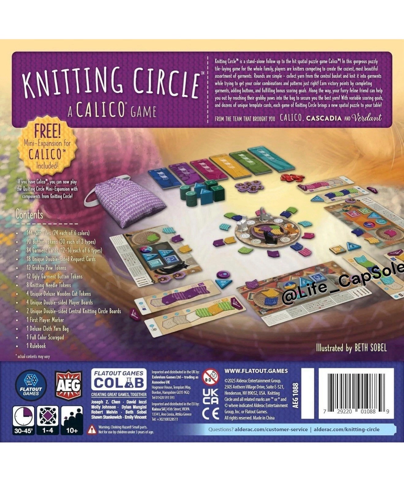 Knitting Circle A Calico Puzzly Game Calico Cats Yarn Cozy Knits | 1-4 players