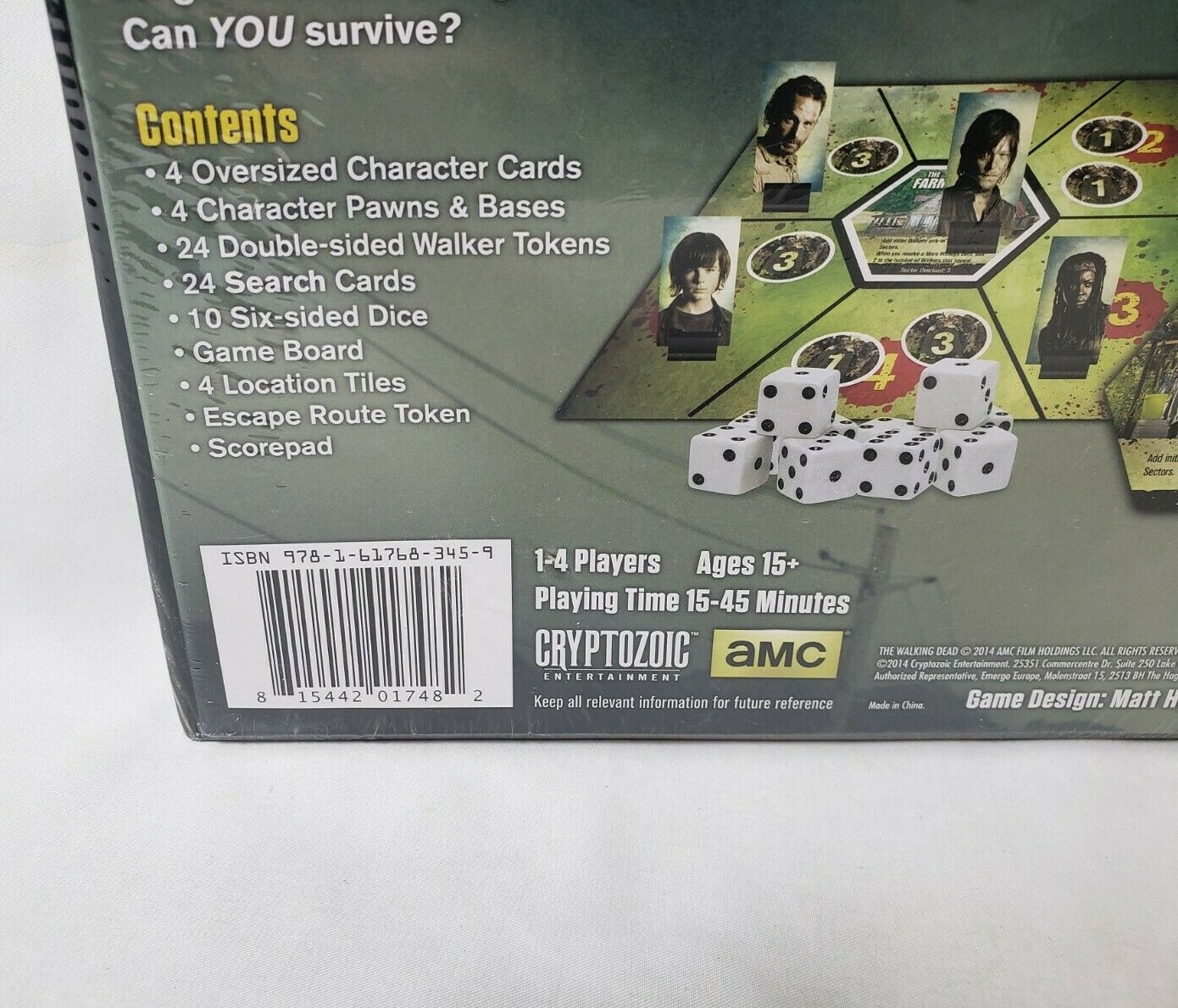 The Walking Dead “Don’t Look Back” Dice Game AMC NEW Factory Sealed