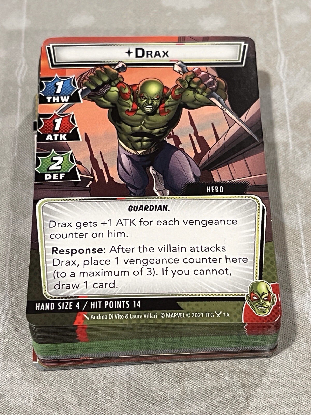 Marvel Champions LCG – Complete Wave 3 Star-Lord, Gamora, Drax, Venom (see desc)