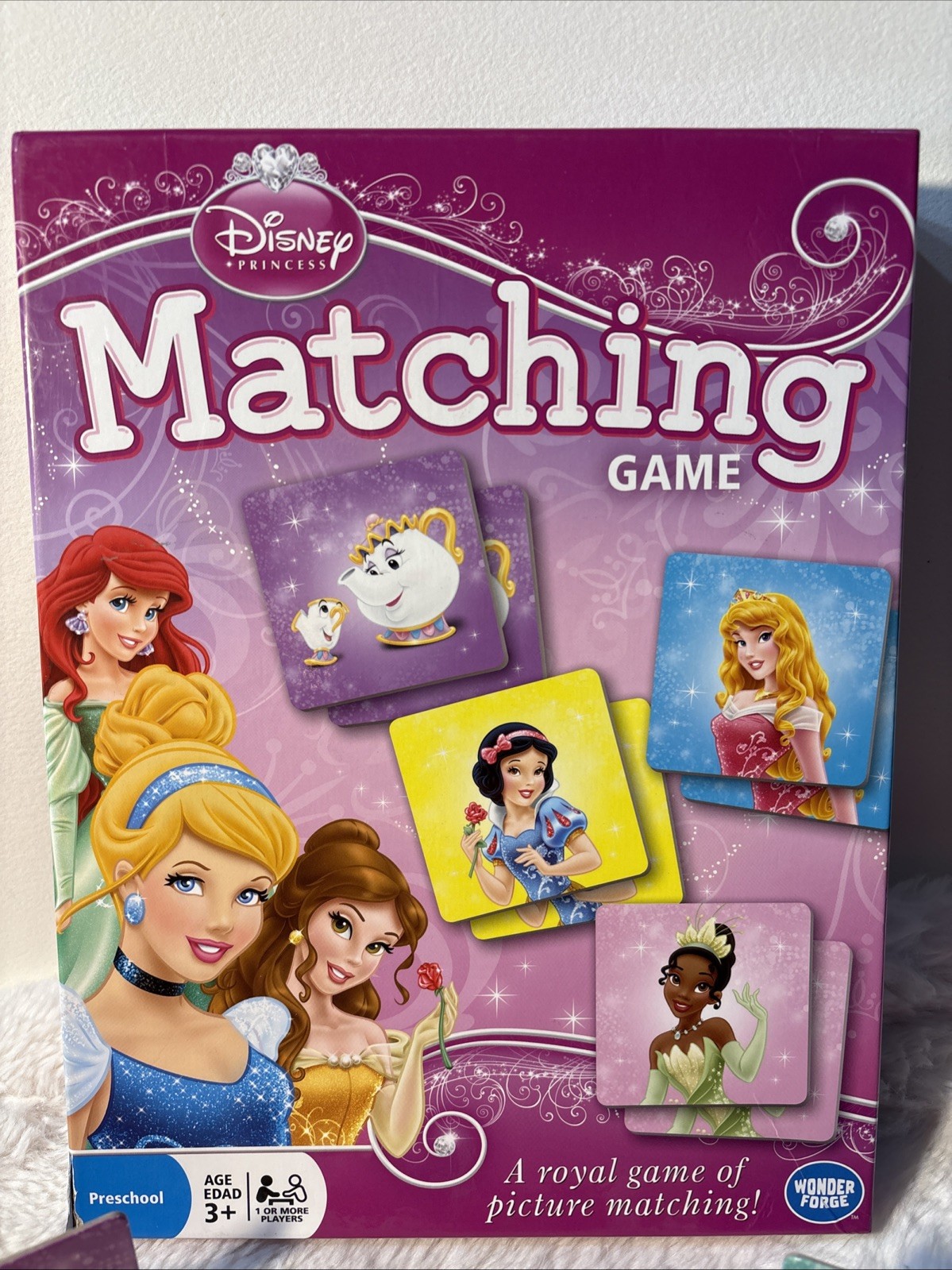 Disney Princess Matching Game – Fun Memory Game for Kids Ages 3 and Up – Todd…