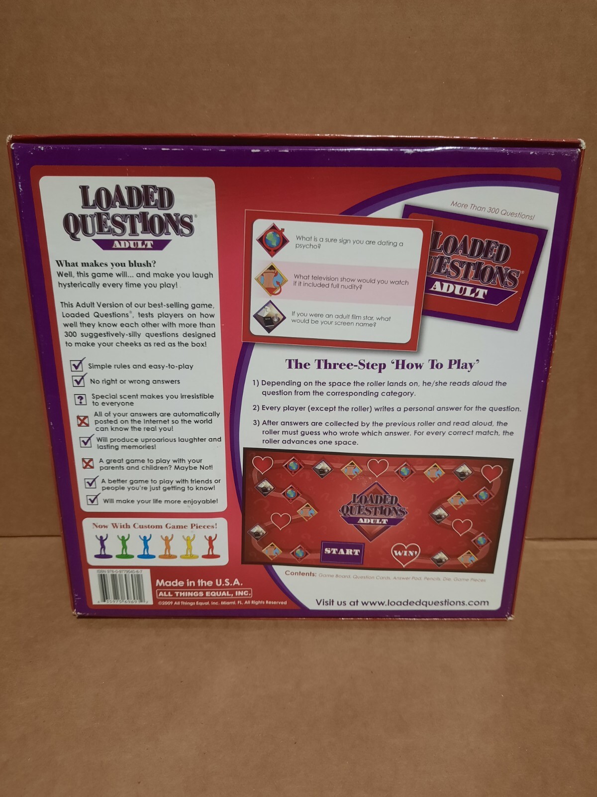 Loaded Questions Adult Party Game Suggestive Questions/Answers 4-6 Players 18+