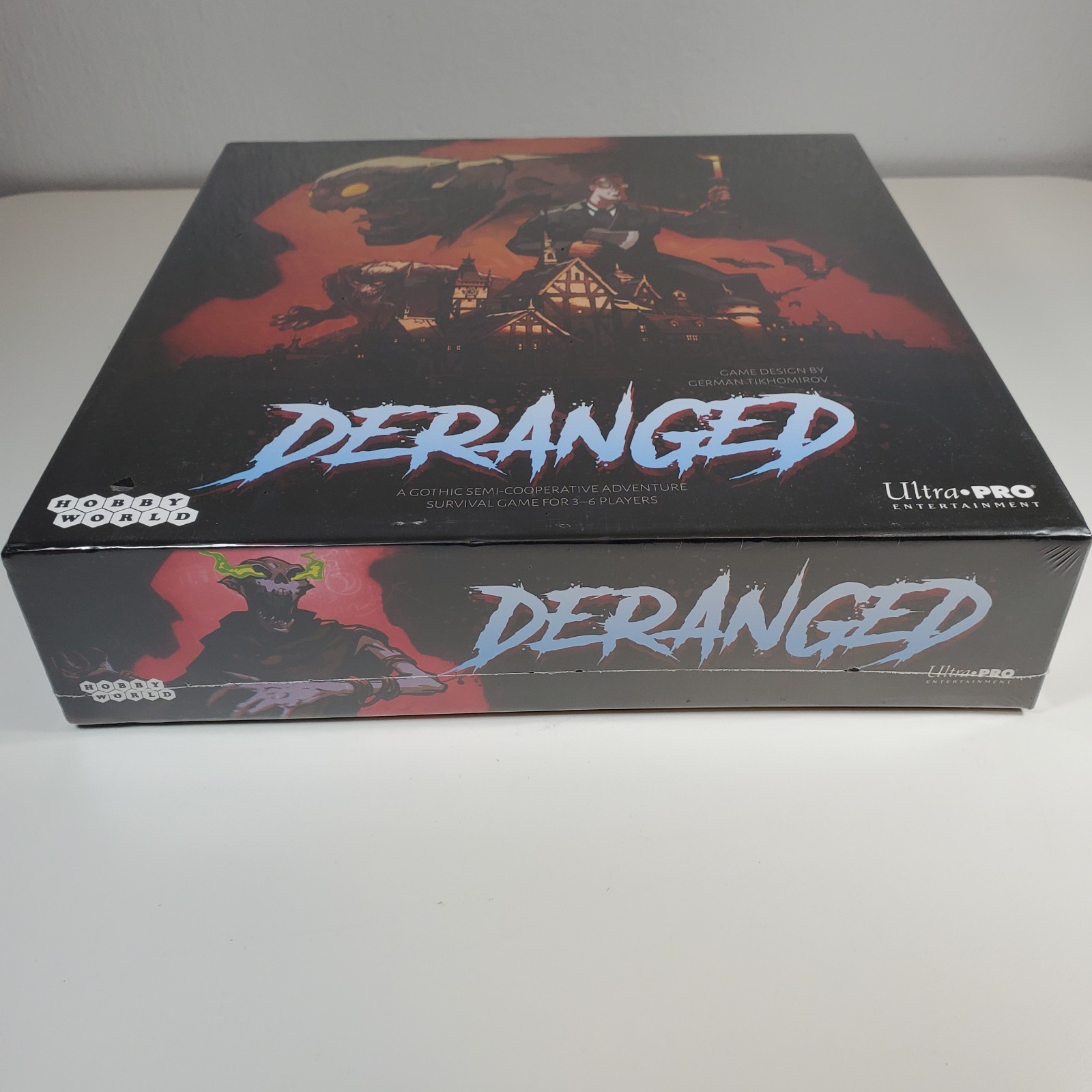 Deranged Board Game Gothic Horror Survival Cooperative Ultra Pro 2019 New Sealed