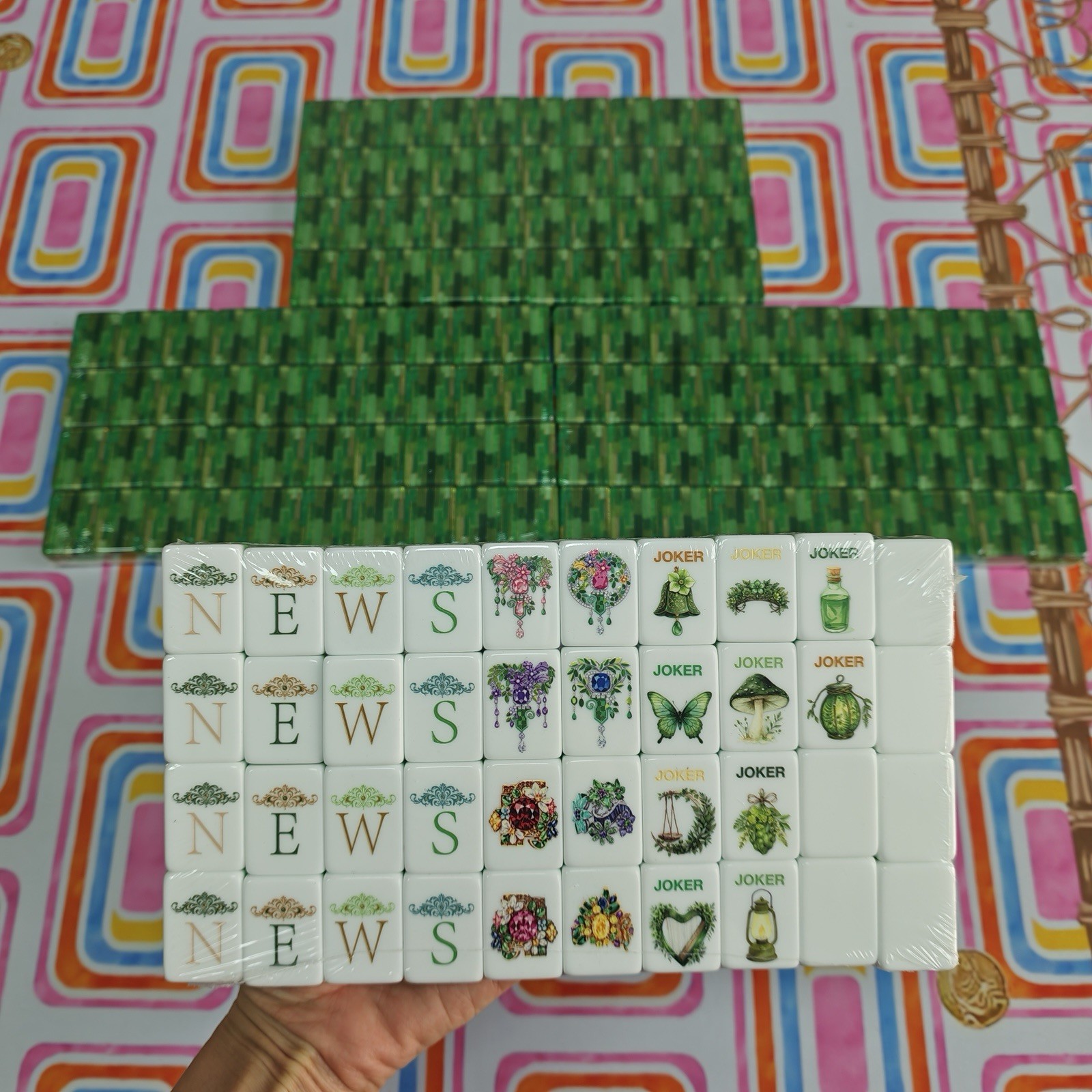 Mahjong Enchanted Forest Design Quality Tiles American Mahjong Mahj Oh My Line