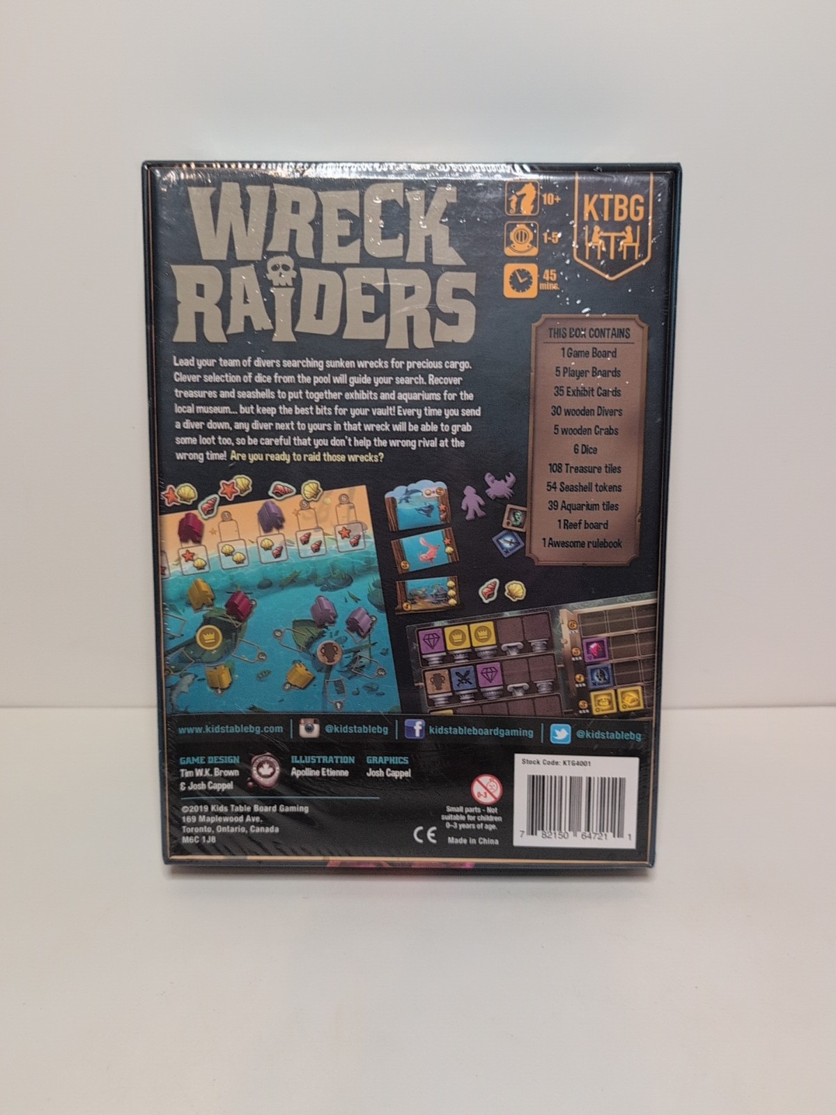 Wreck Raiders Game | Dice-Drafting Worker Placement System