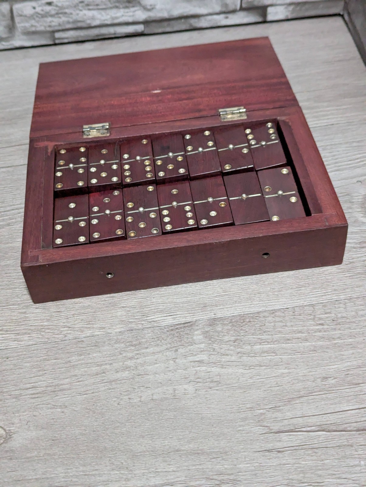 READ Vintage William Spratling? Sterling Silver & Wood Dominoes Set w/Engraved