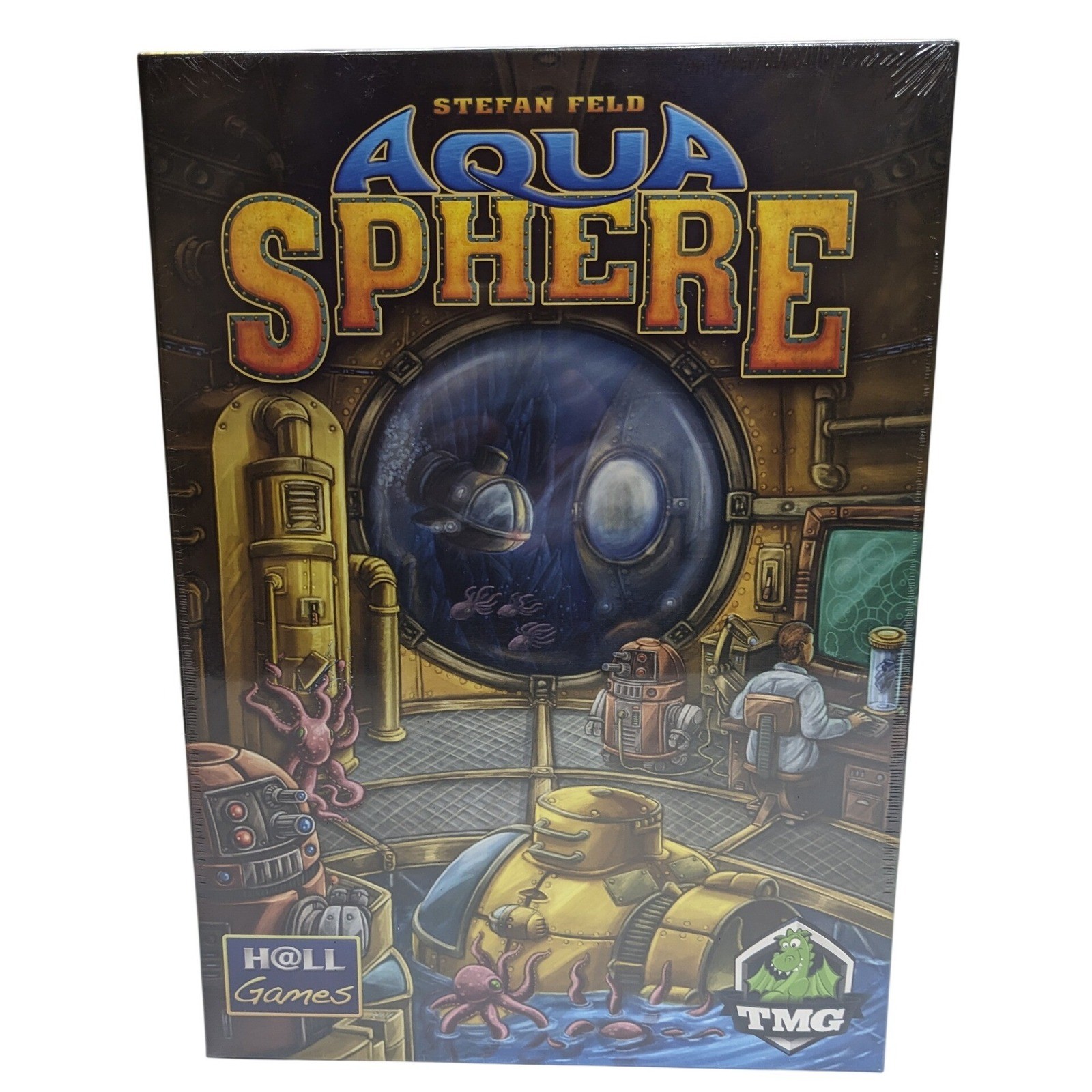 AquaSphere Board Game Stefan Feld TMG Hall Games New Sealed Underwater Strategy