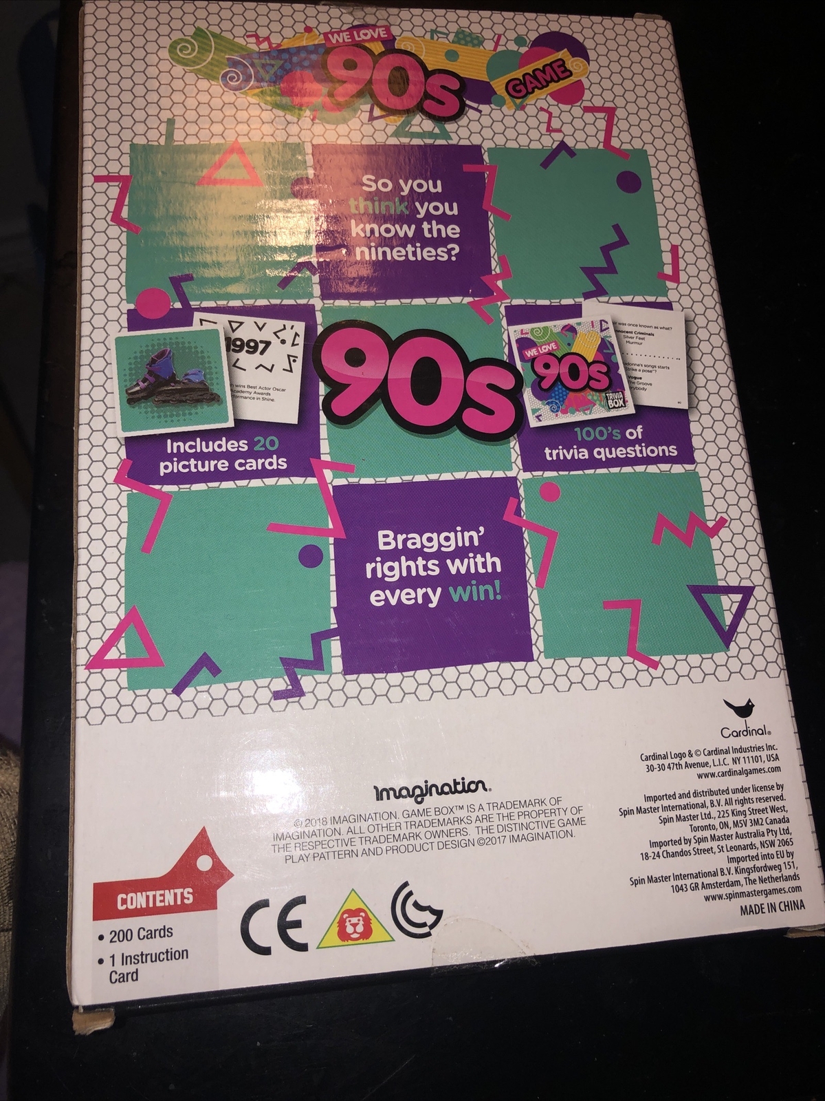 Ready-To-Roll We Love 90’s Game by Imagination NEW AND SEALED