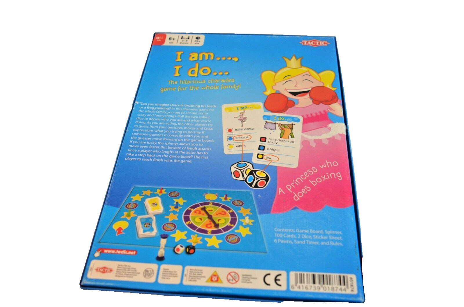 I Am…I Do…Board Game Hilarious Charades Ages 6 & Up For 3-6 Players Complete