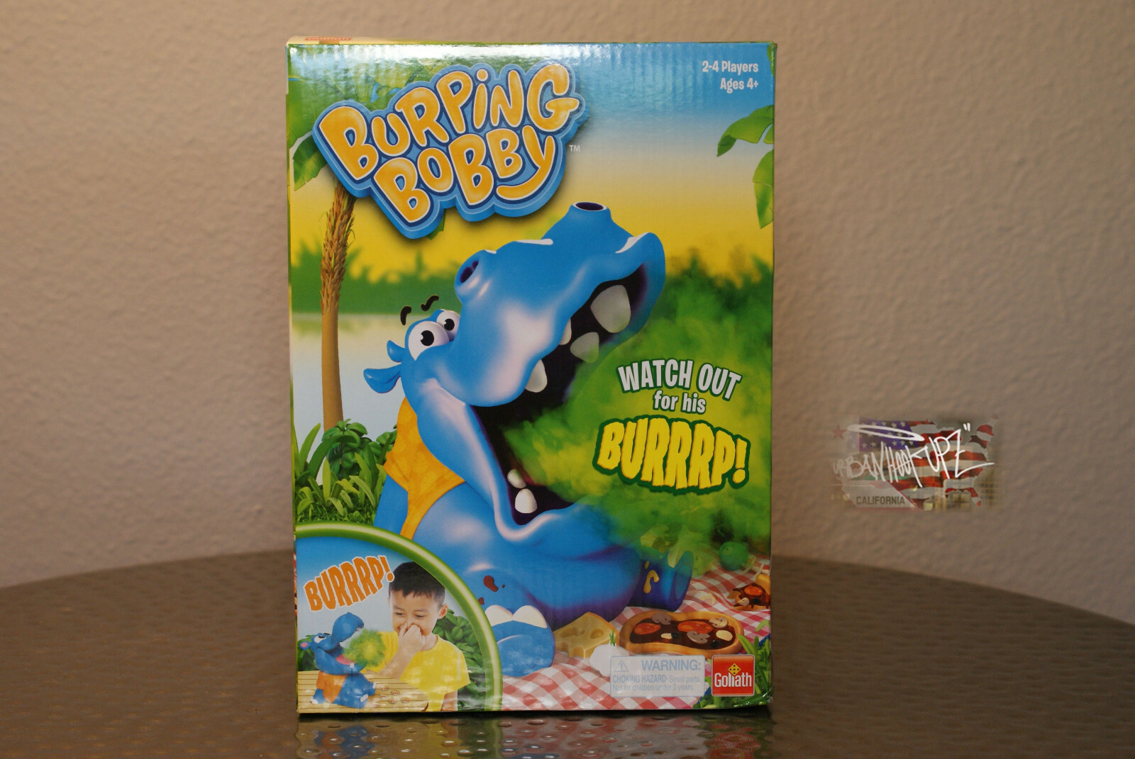 Goliath / Burping Bobby – Hippo Game: /Watch Out for His Burp! / ages 4 and up