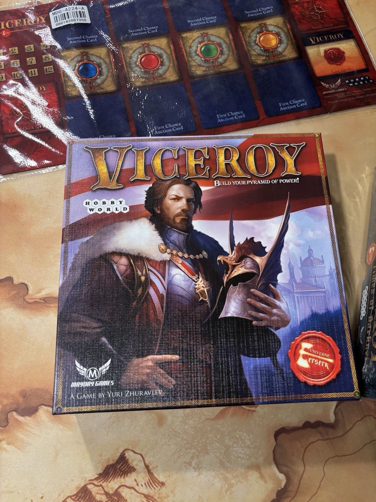 Viceroy + Tides Of Darkness Expansion + Playmat (Kickstarter Bundle)