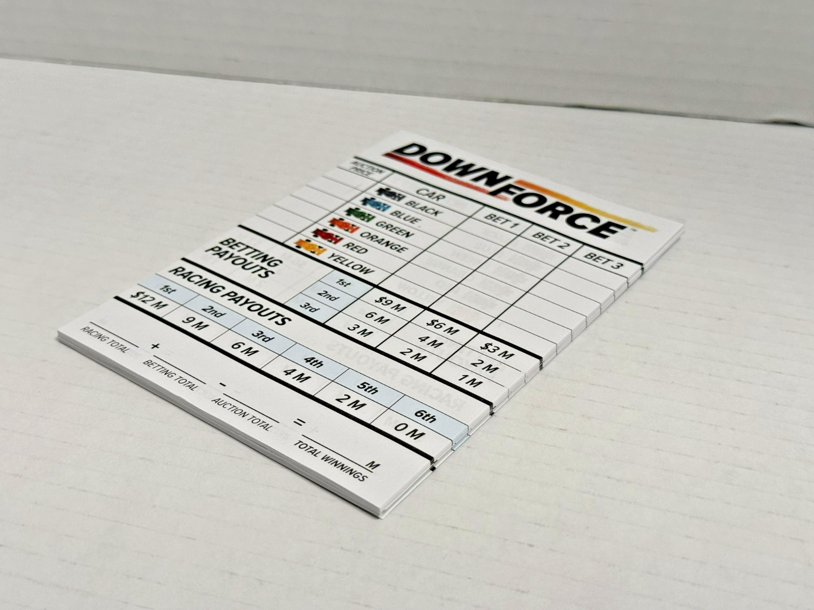 Downforce | Goliath Games | EX/EX | Target Ed | Restoration Games | Race Game |