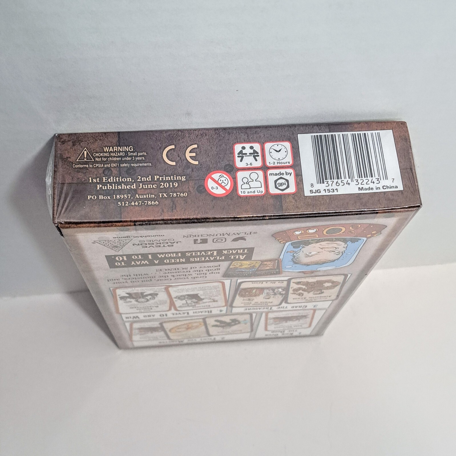 Card Game Munchkin Steampunk New Sealed Board Box 3-6 Player 1st Ed 2nd Printing