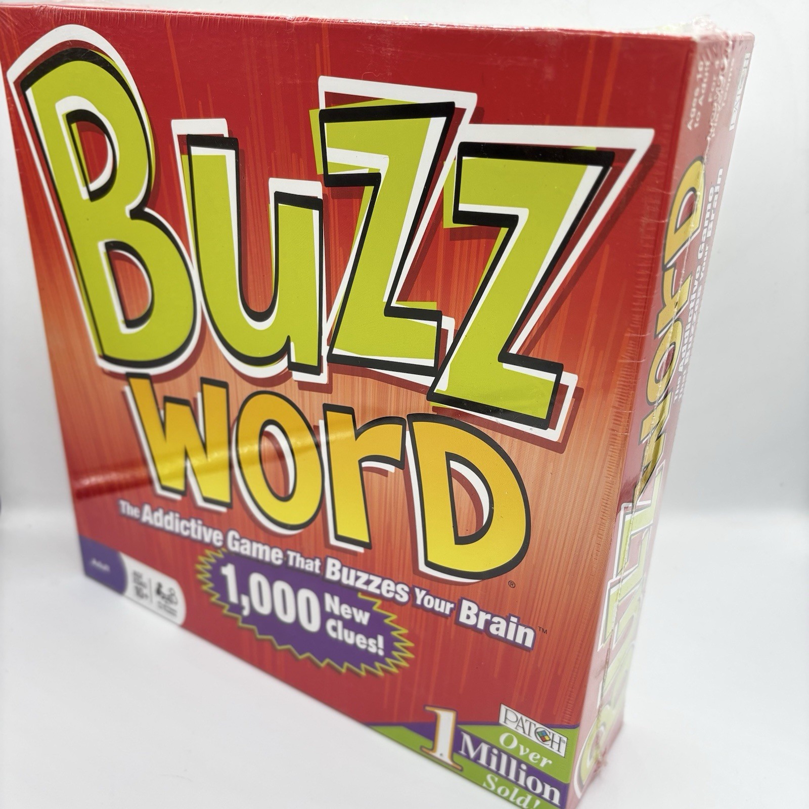 Buzzword Board Game Patch Products 2010 Edition 1000 Clues New Sealed Family Fun